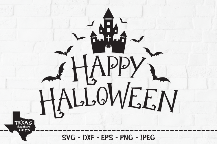 Happy Halloween Svg Cut File Halloween Shirt Design House 366593 Svgs Design Bundles