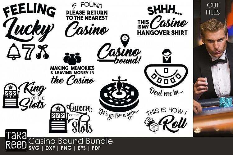 Casino Bound - Casino SVG and Cut Files for Crafters