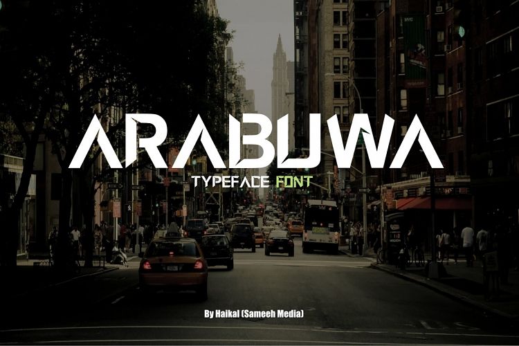 Arabuwa Typeface Font