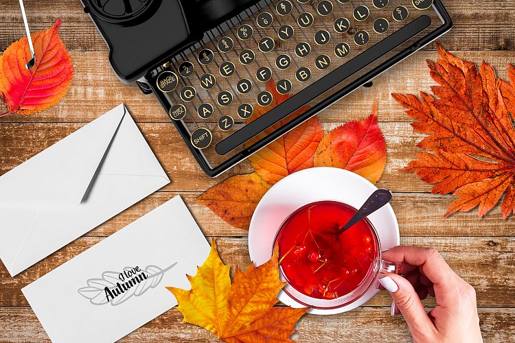 Autumn Scene Mock-up 3