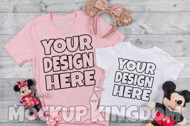 Mommy and Me Mockup, Crew Neck Mockup, Parent Child Mockup