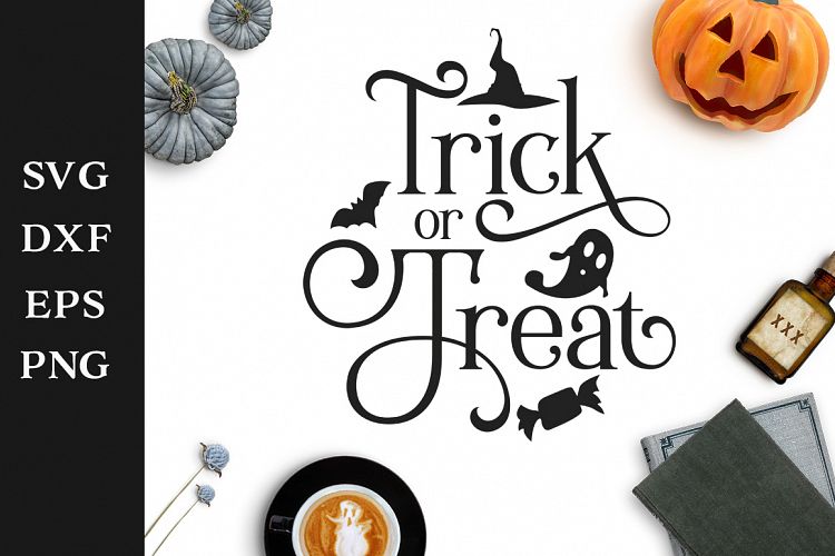 Trick or Treat Halloween SVG Cut File