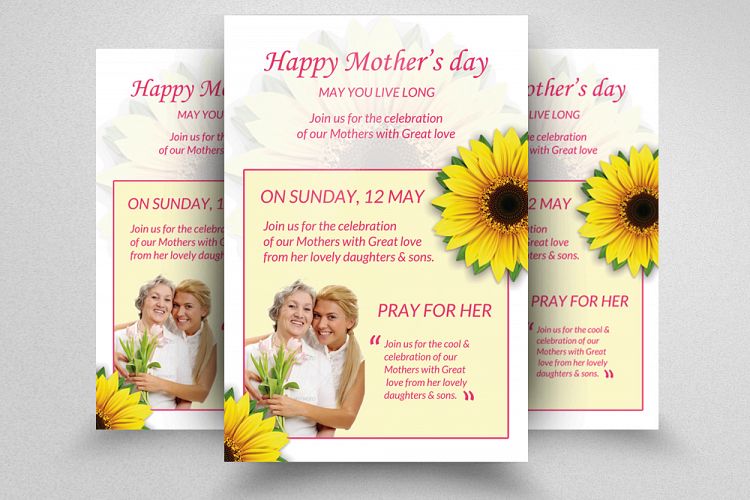 Happy Mothers Day Flyer Template