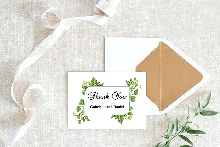 Printable Thank You Card Template, instan download, DAD_07