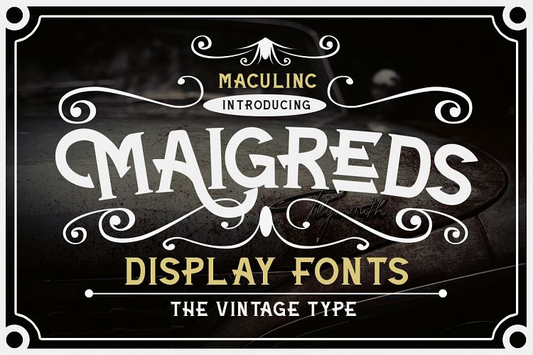Maigreds Display Font