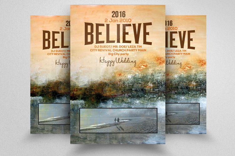 Believe Flyer Template