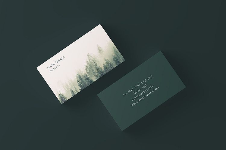 Green Natural Pattern art card