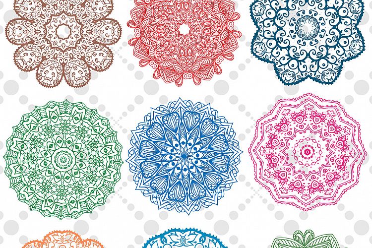 Mandala Svg,MANDALA BUNDLE SVG, Mandala Circles Svg