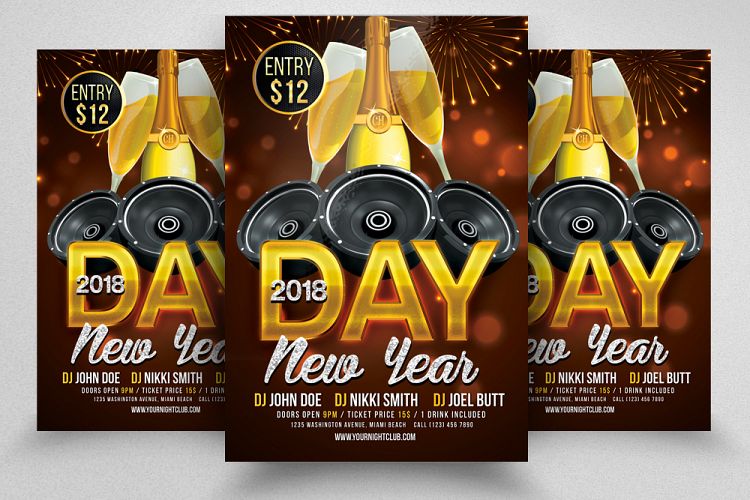 New Year Party Flyer