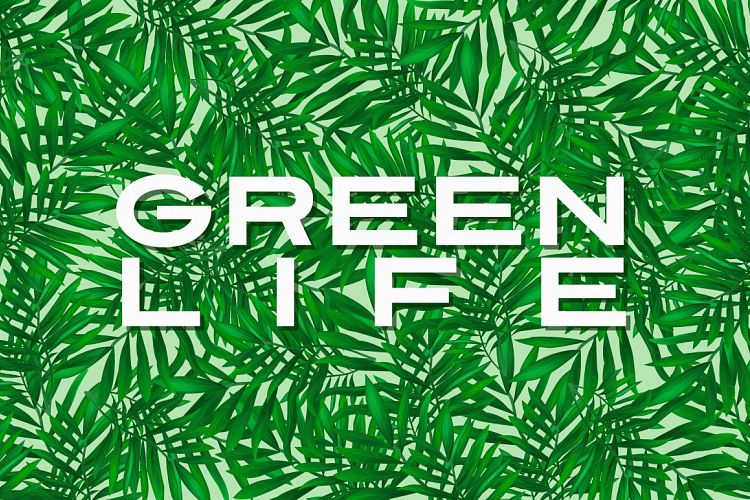 Green life pattern