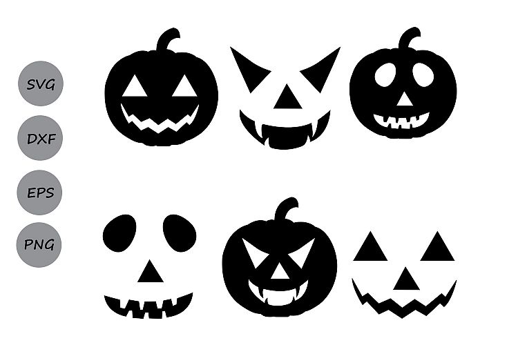 Halloween Pumpkin Svg, Pumpkin Faces Svg, Pumpkin Svg, Halloween Svg, Pumpkin Faces Clipart, Pumpkin Silhouette, Cricut, svg, dxf, eps, png.
