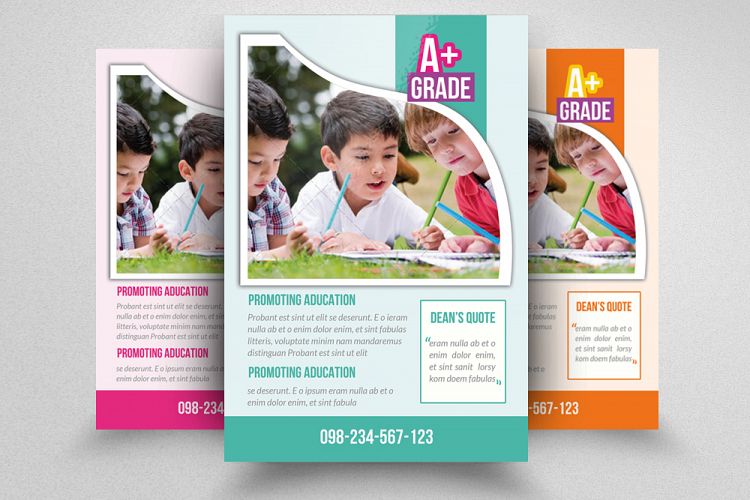 Kids Education Flyer Template