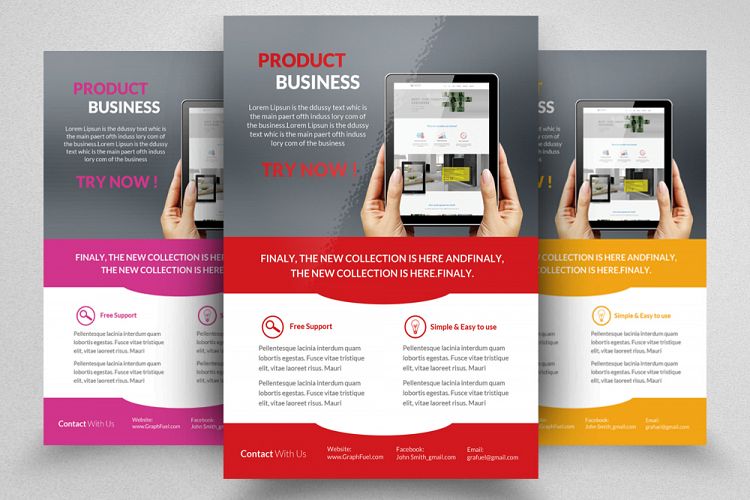Product Promotion Flyer Template