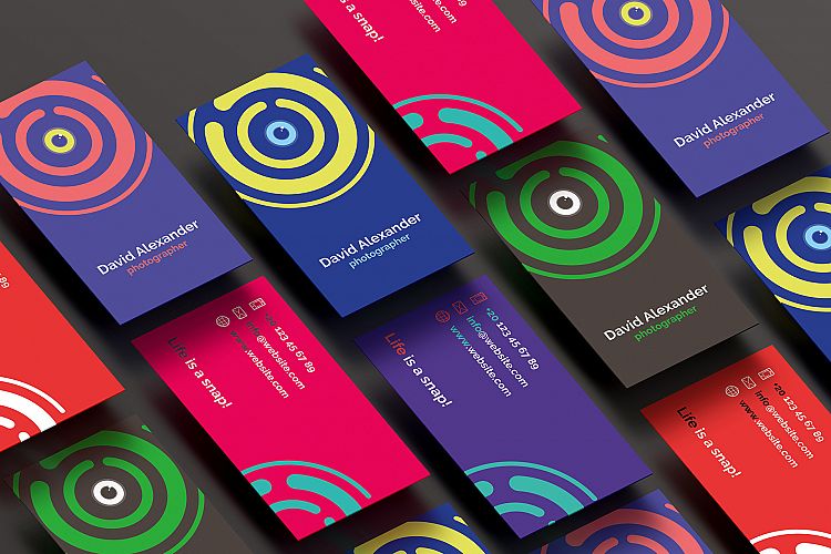 Photographer Business Cards + Logo