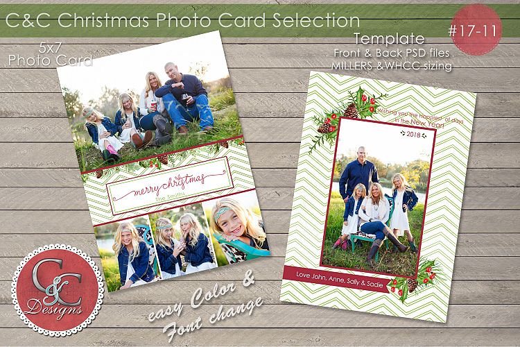Christmas Photo Card 17-11