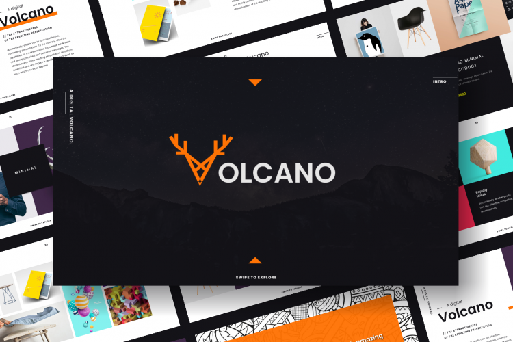 Volcano PowerPoint Template