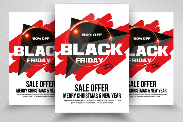 Black Friday Sale Offer Flyer