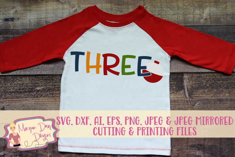 Third Birthday SVG, DXF, AI, EPS, PNG, JPEG