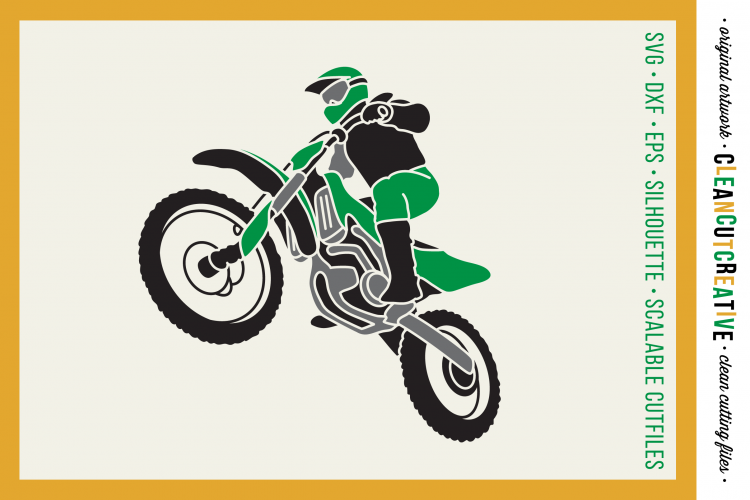 Download Motocross Dirt Bike design - SVG DXF PNG files for ...