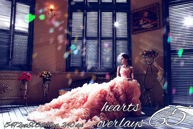 65 Hearts Overlays