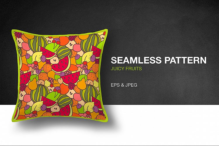 Juicy Fruits Seamless Pattern