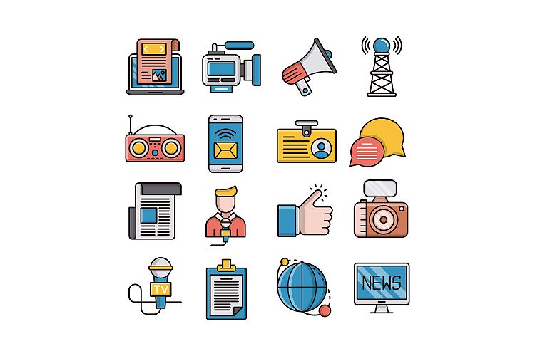 News icons set
