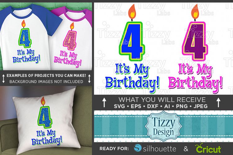 4th Birthday Svg - Its My Birthday SVG Birthday Shirt - 1031