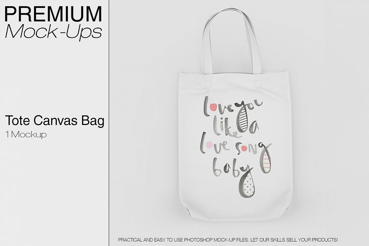 Tote Canvas Bag Mockup