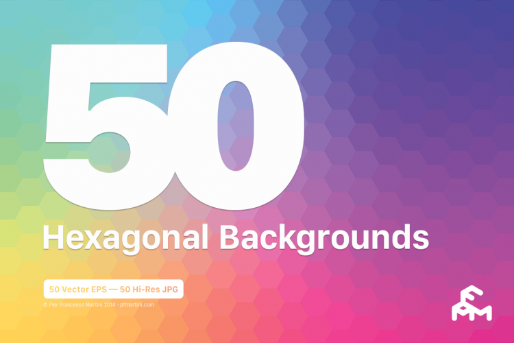 50 Hexagonal Backgrounds