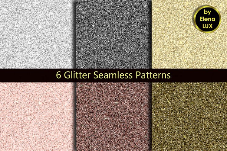 Glitter Seamless Pattern Set