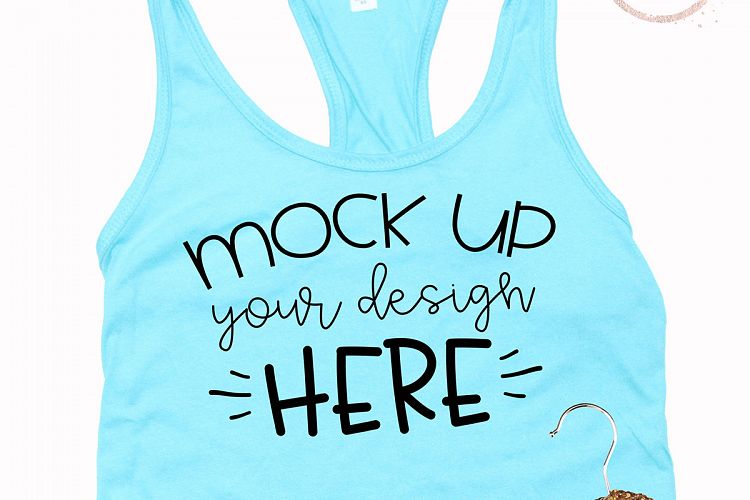 Mock up Next Level 1533 Tahiti Blue Mockup