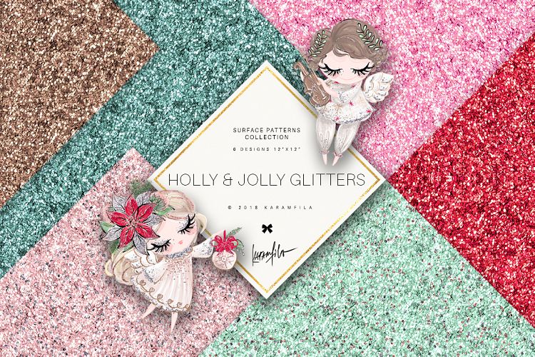 Seamless Glitter Patterns