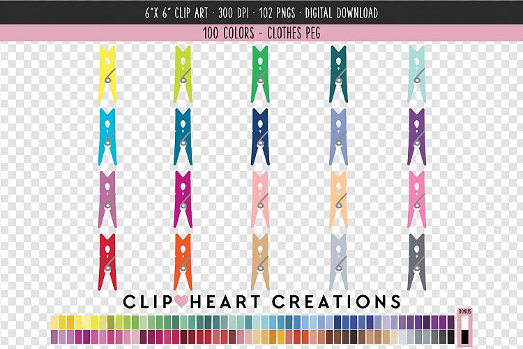 Clothes Peg Clip Art - 100 Clip Art Graphics
