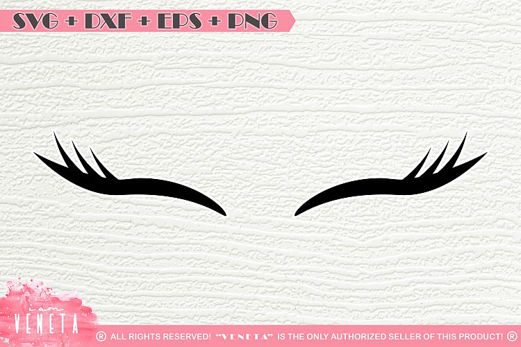 Download Eyelashes | SVG DXF EPS PNG | Cutting File (127763) | SVGs ...