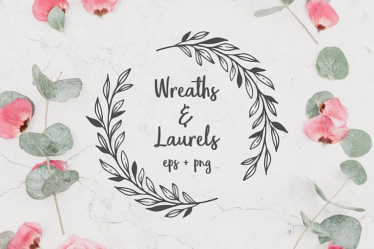 Wreaths, laurels & frames