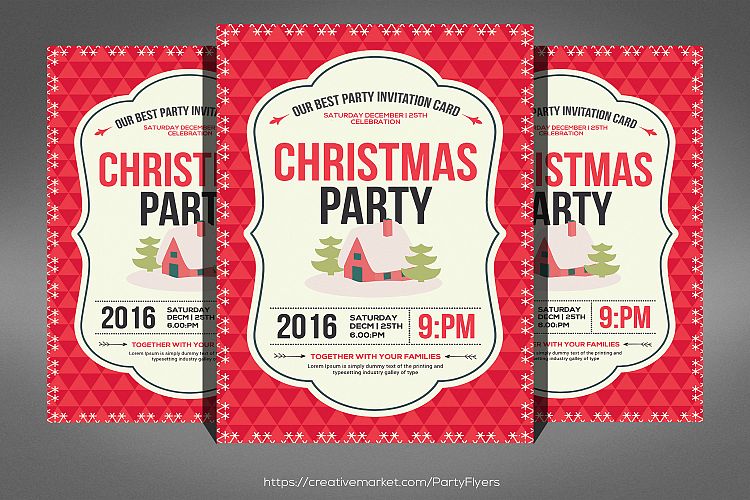 Holiday Party Flyer
