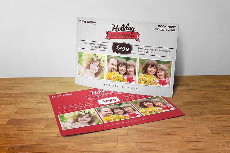 Holiday Mini Session Template