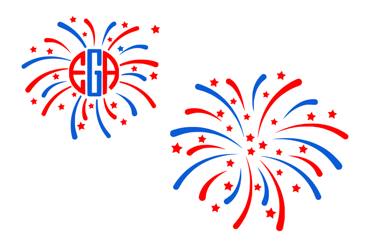 Fireworks svg 4th of July svg
