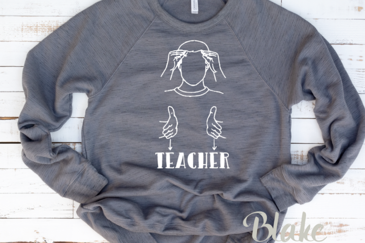 ASL teacher svg sign language teacher svg deaf awareness svg