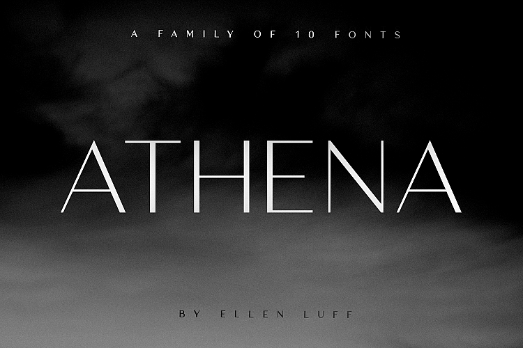 Athena - An elegant font