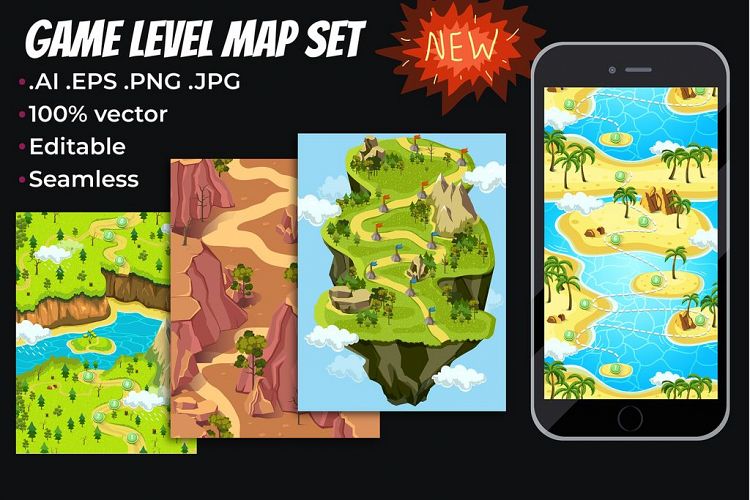 Game Level Map Concept Set II
