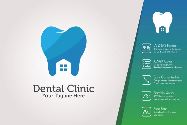 Dental Clinic Logo Template