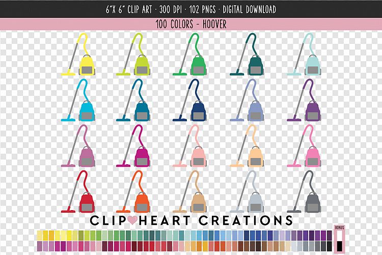 Vacuum Cleaner Clip Art - 100 Clip Art Graphics
