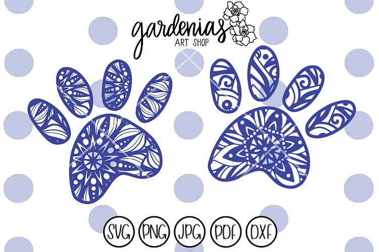 Paw Print Mandalas