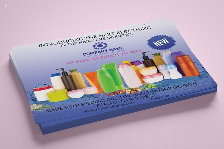 Hair Products Flyer Template