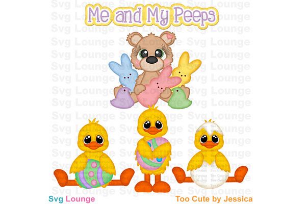 Easter Me and My Peeps SVG Cut File