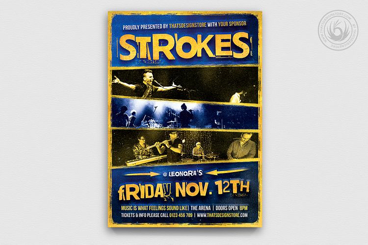 Live Concert Flyer Template V11