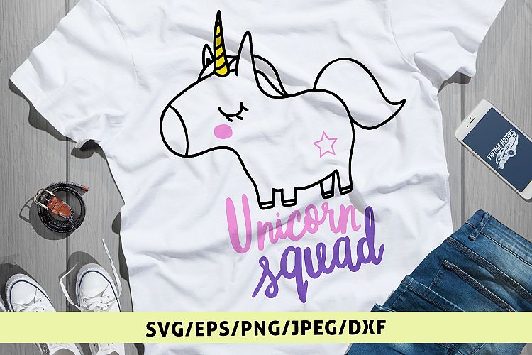 Download Unicorn Squad - Birthday SVG EPS DXF PNG Cutting Files ...