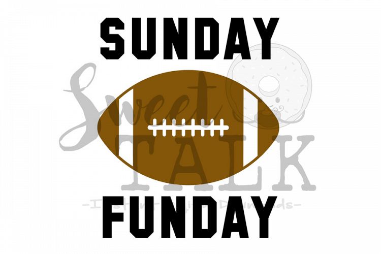 Sunday Funday Football-svg, png, jpg, dxf
