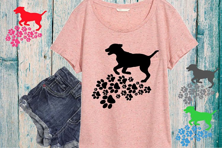 Puppy Paws SVG, Pet Paw dog dogs animal 764S